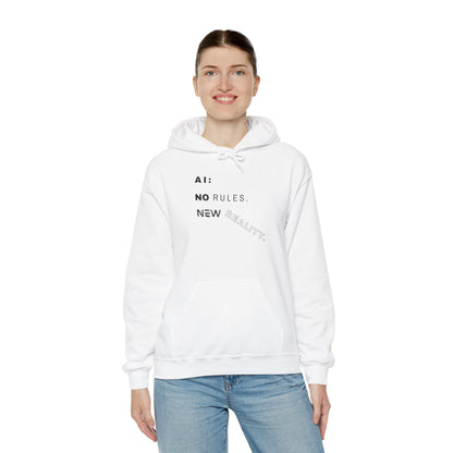 AI: No Rules New Reality | Unisex Hoodie