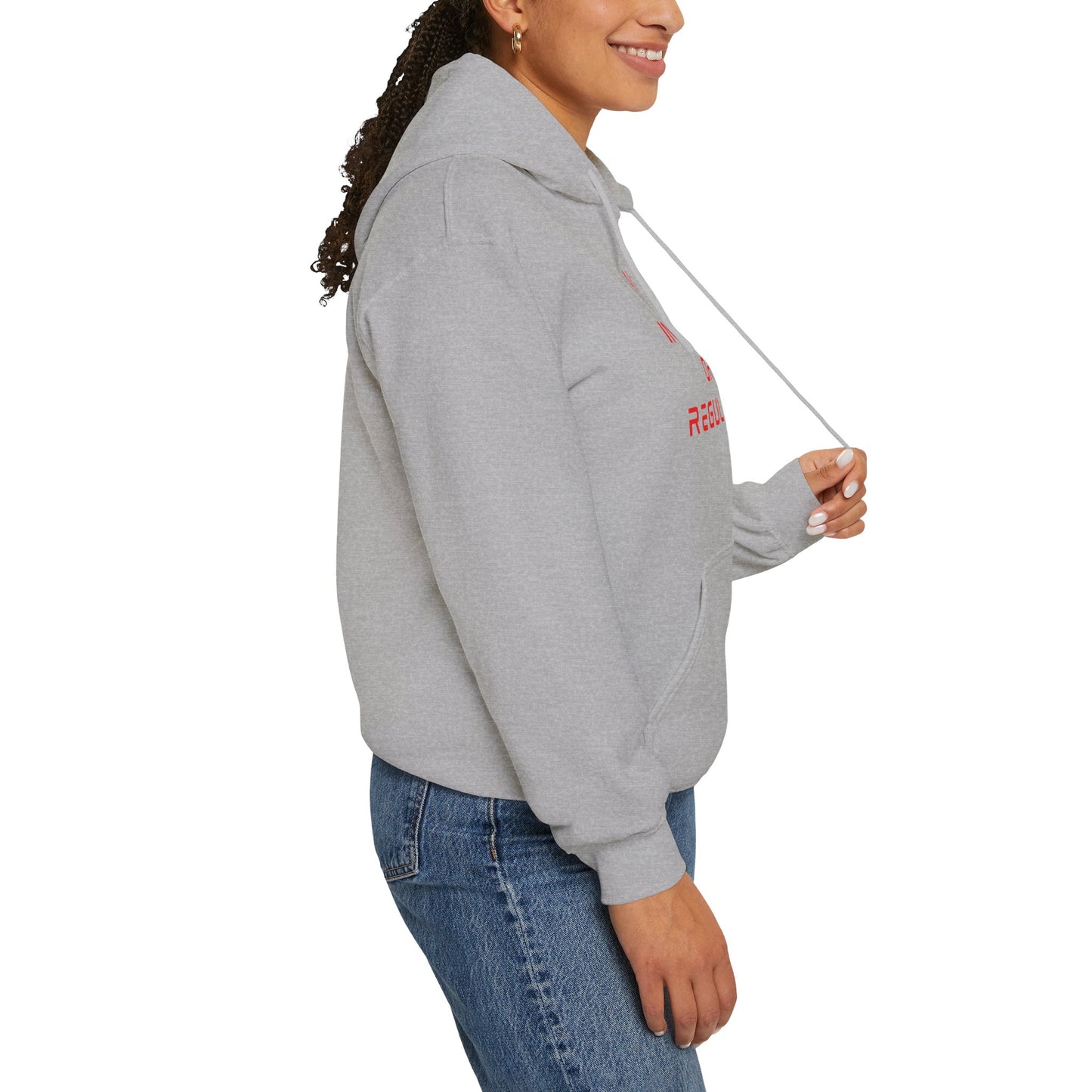 The Debate Unisex Hoodie - Red Text Edition