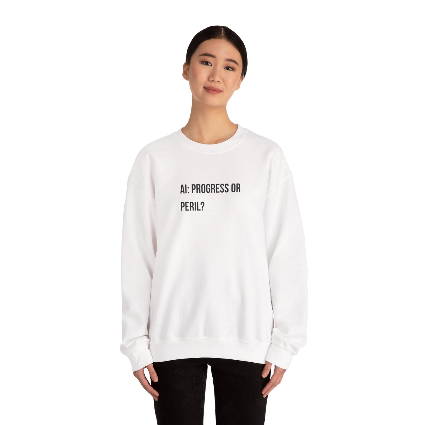 AI: Progress or Peril? | Unisex Soft Blend Sweatshirt