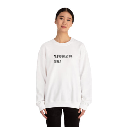 AI: Progress or Peril? | Unisex Soft Blend Sweatshirt
