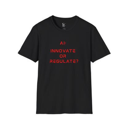 The Debate  - Red Text Edition // Unisex Premium Soft Cotton T-Shirt