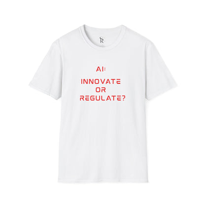 The Debate  - Red Text Edition // Unisex Premium Soft Cotton T-Shirt