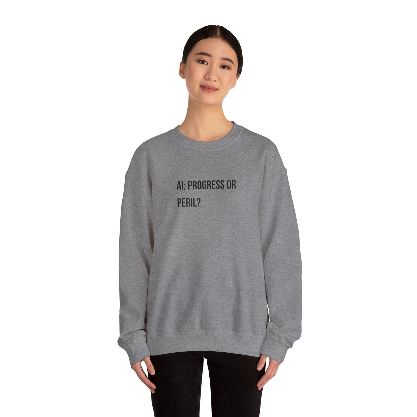 AI: Progress or Peril? | Unisex Soft Blend Sweatshirt