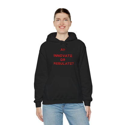 The Debate Unisex Hoodie - Red Text Edition