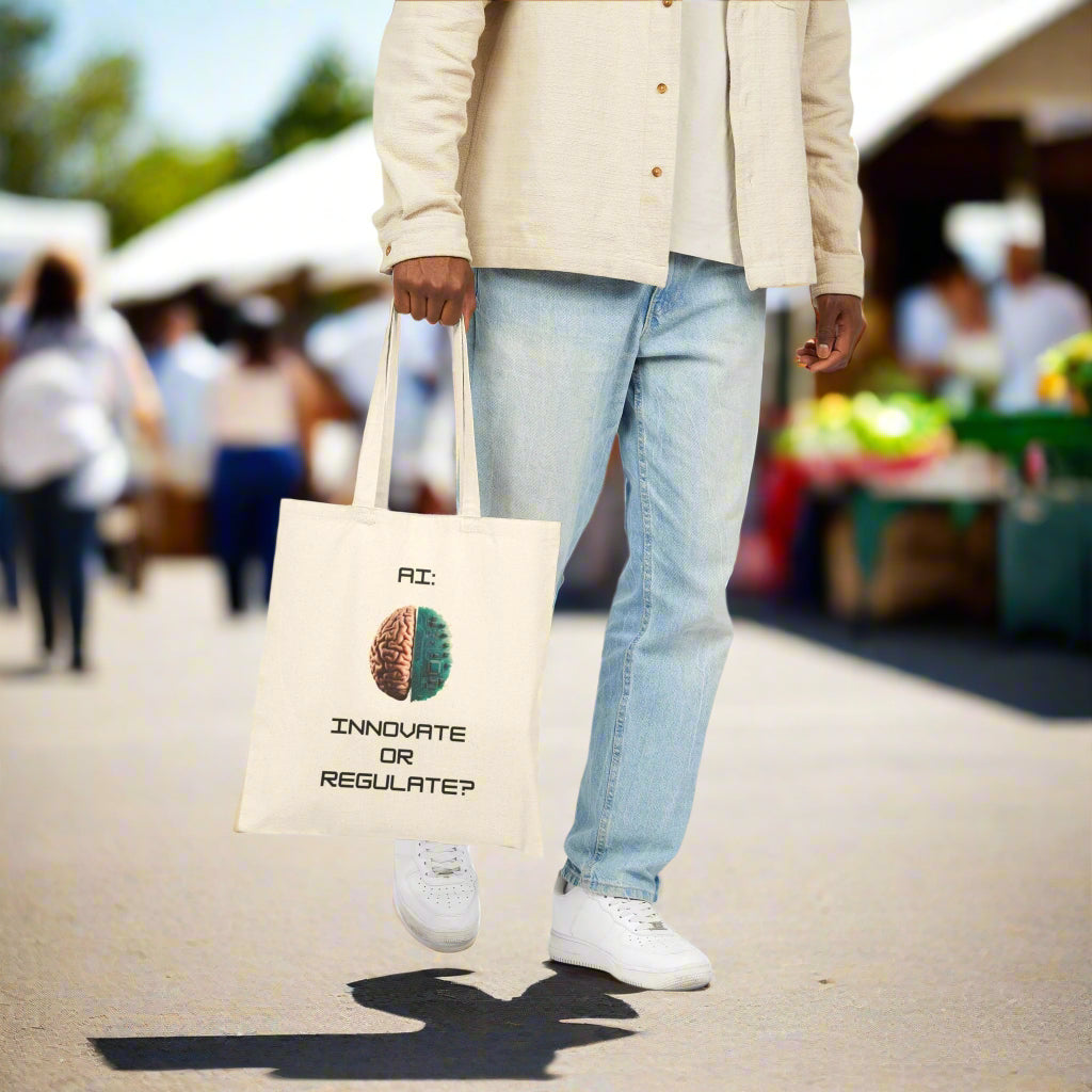 Hybrid Mind | Cotton Canvas Tote Bag