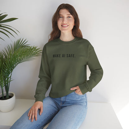 Make AI Safe | Unisex Crewneck Sweatshirt
