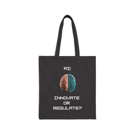 Hybrid Mind // Cotton Canvas Tote Bag