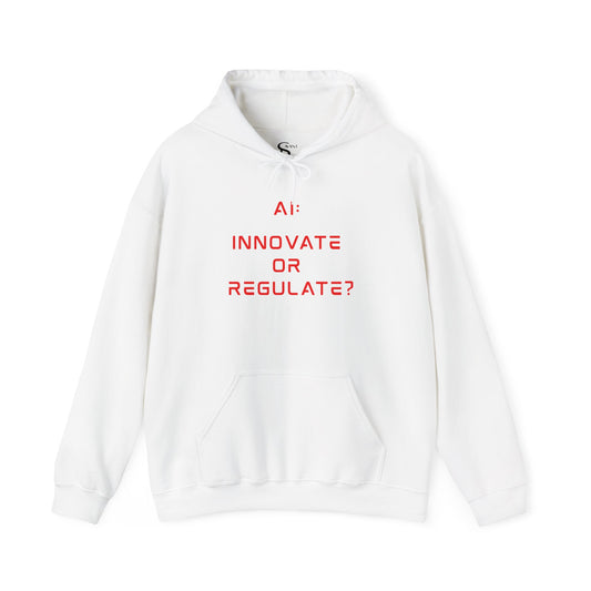 The Debate Unisex Hoodie - Red Text Edition