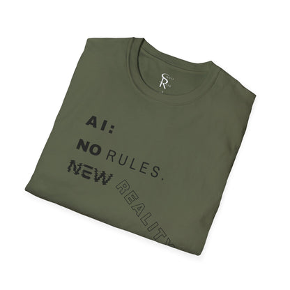 AI: No Rules New Reality | Unisex Soft Blend T-Shirt