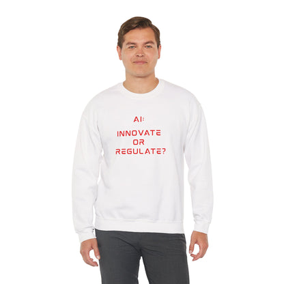 The Debate - Red Text Edition // Unisex Soft Blend Crewneck Sweatshirt