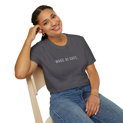 Make AI Safe | Unisex Soft Blend T-Shirt